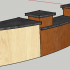 Church welcome booth, church welcome center furniture, church welcome center design, church welcome desk