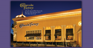 Cheesecake Factory – Magazine Article